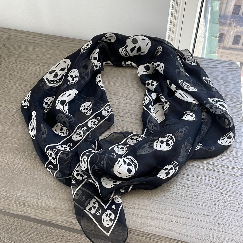 Alexander McQueen silk scarf